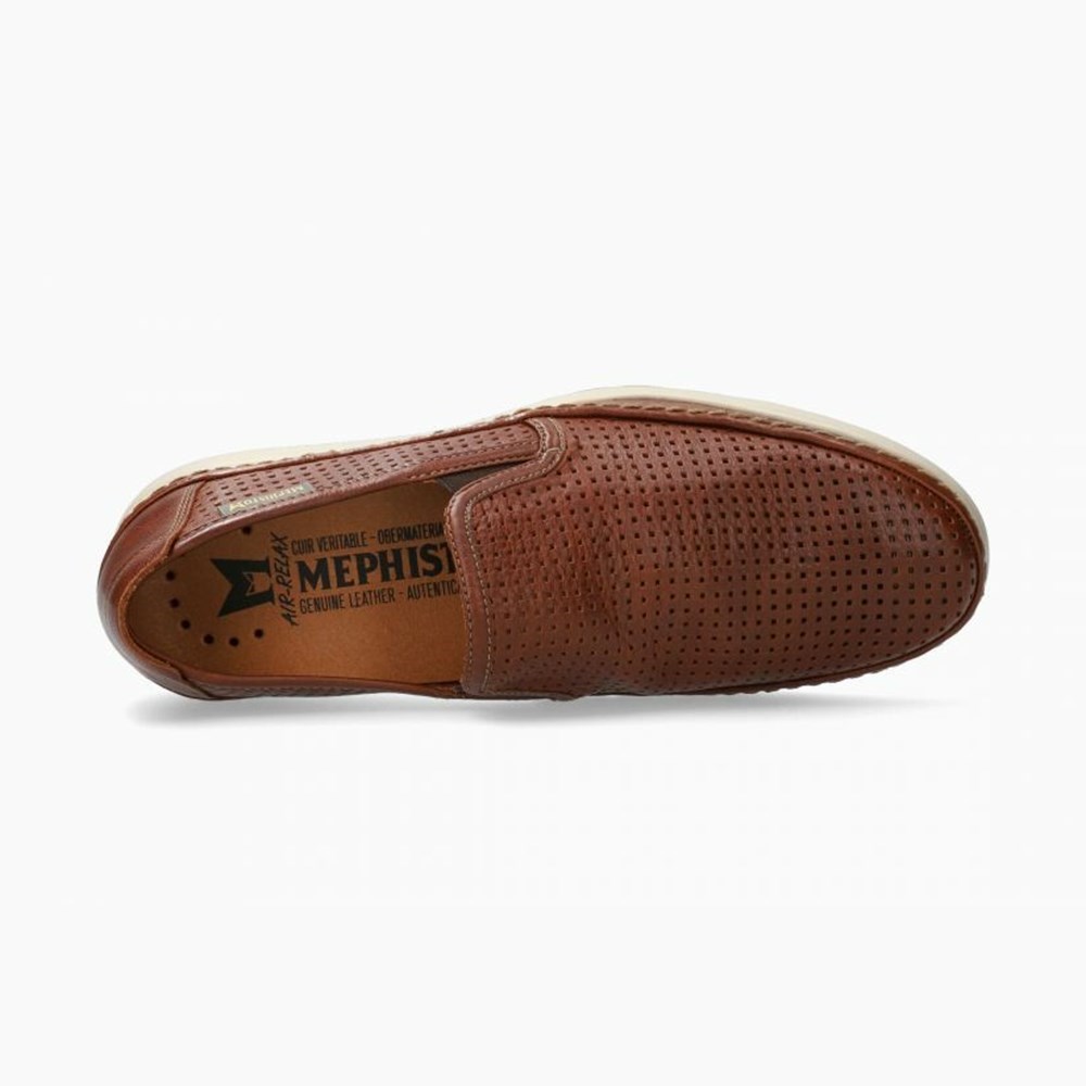 Zapatos Slip On Mephisto Hadrian Perf Hombre | JVG708235