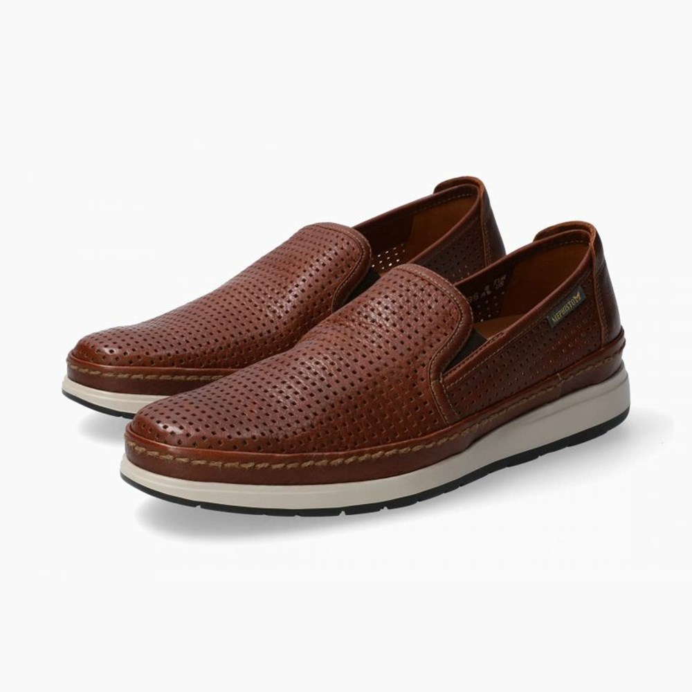 Zapatos Slip On Mephisto Hadrian Perf Hombre | JVG708235