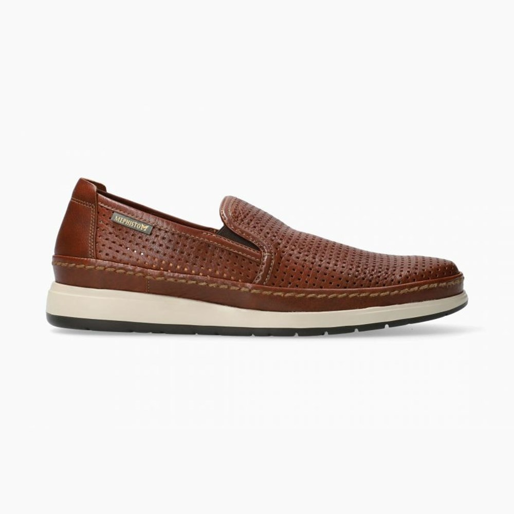 Zapatos Slip On Mephisto Hadrian Perf Hombre | JVG708235