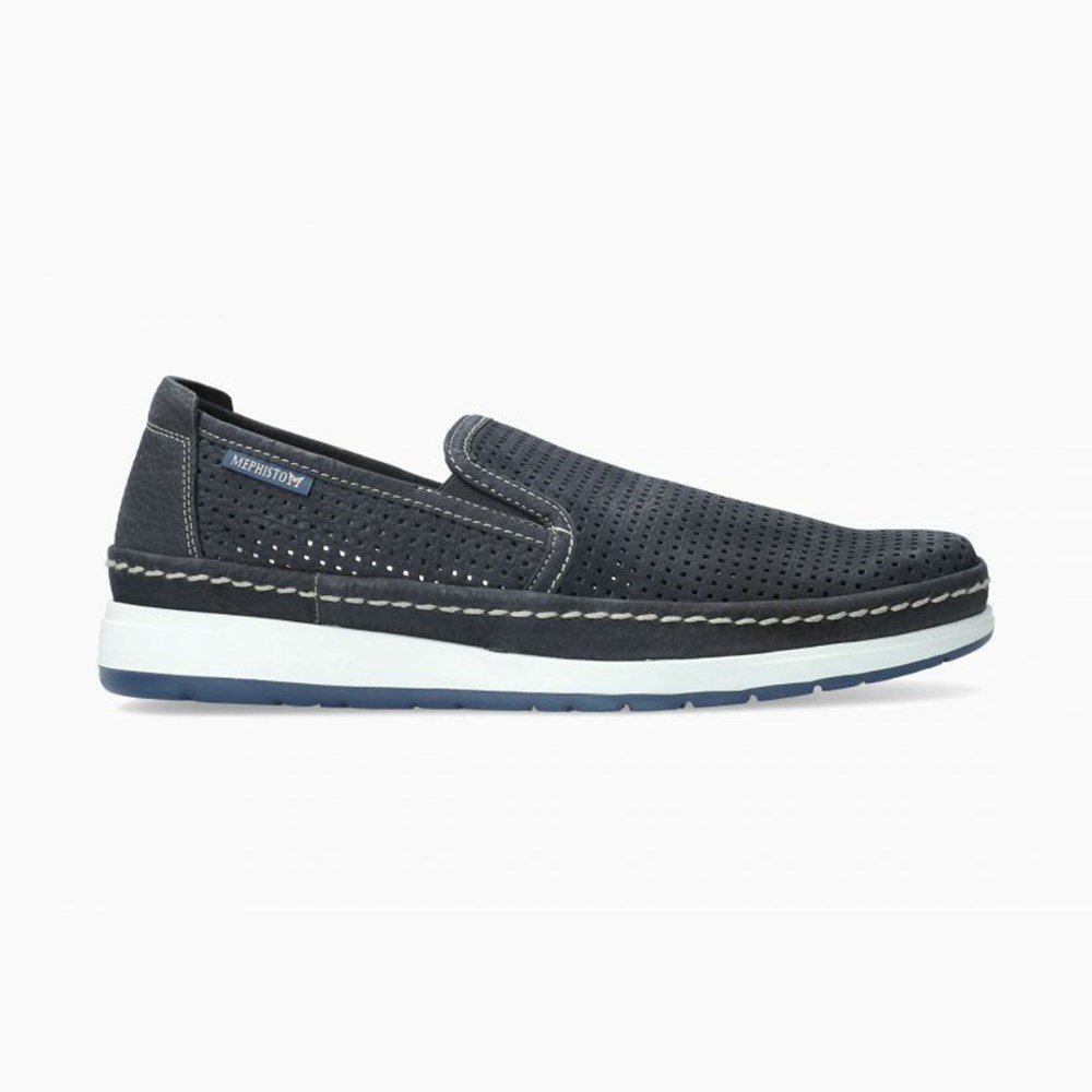 Zapatos Slip On Mephisto Hadrian Perf Hombre | YFO034721